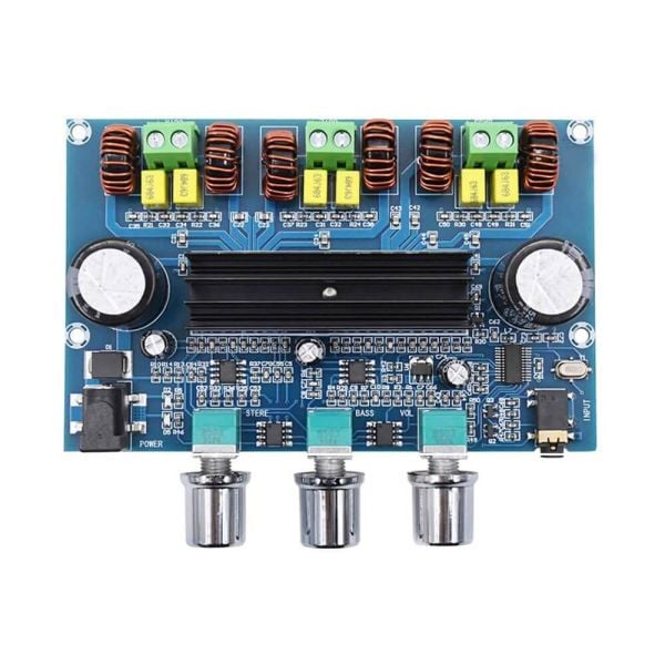 TPA3116D2 Bluetooth 5.0 Dijital Amplifikatör Kartı 2.1 Kanal  2x50w + 100w Subwoofer