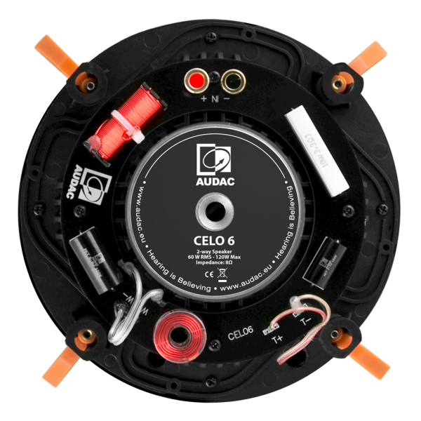 Audac CELO6 6'' İnç 8 Ohm 60W Tavan Hoparlörü