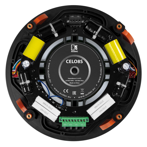 Audac CELO8S  8'' İnç 8 Ohm 2X100W Tavan Hoparlörü