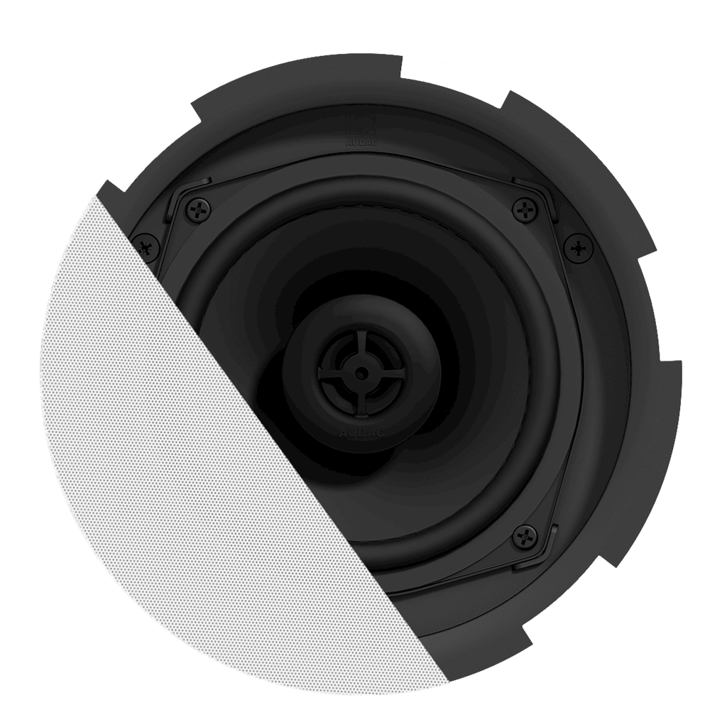 Audac CIRA506/W  5 1/4'' İnç 6 W / 3 W / 1.5 W 8 Ohm 100 V Hat Trafolu  Tavan Hoparlörü