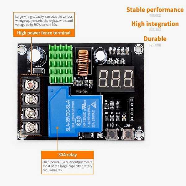 VHM-004 Lityum Pil - Akü Şarj Kontrol Devresi 6-60V