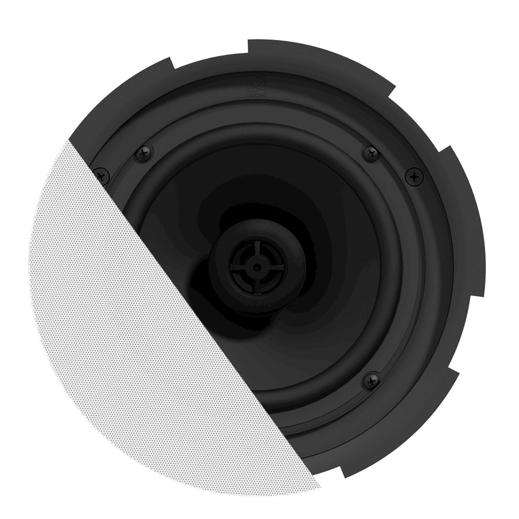 Audac CIRA724/W 6.5'' İnç 24 W / 12 W / 6 W 8 Ohm 100 V Hat Trafolu Tavan Hoparlörü