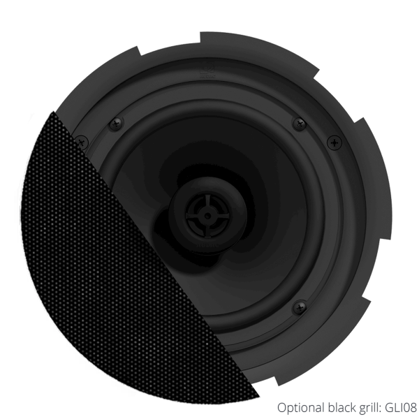 Audac CIRA824/W 8'' İnç 24 W / 12 W / 6 W 8 Ohm 100 V Hat Trafolu Tavan Hoparlörü