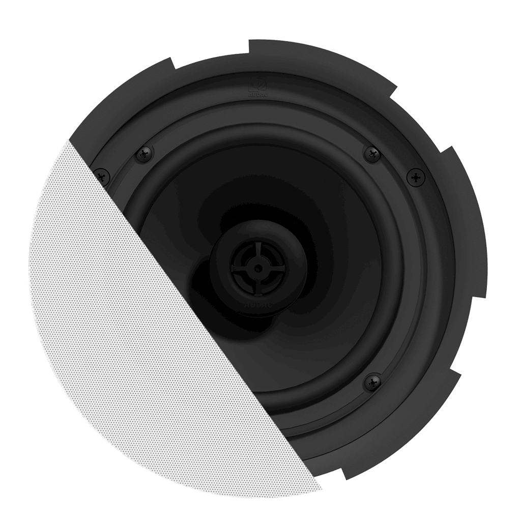 Audac CIRA824/W 8'' İnç 24 W / 12 W / 6 W 8 Ohm 100 V Hat Trafolu Tavan Hoparlörü