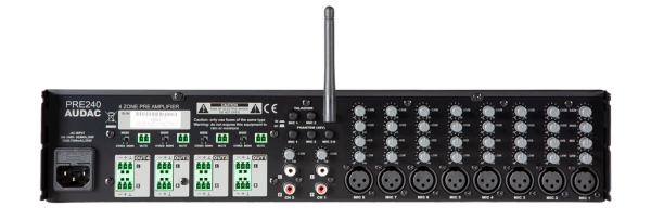 Audac PRE240 10 Kanal 4xStereo Çıkışlı Preamplifikatör
