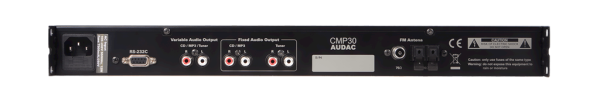 Audac CMP30 Cd Player,Mp3,AM/FM Tuner