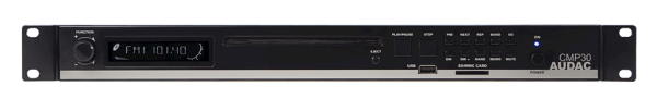 Audac CMP30 Cd Player,Mp3,AM/FM Tuner