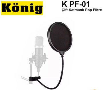 König K PF-01 Çift Katmanlı Pop Filtre