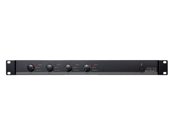 Audac EPA104  4X100 Watt  4 Ohm  D Class  Power Amplifikatör