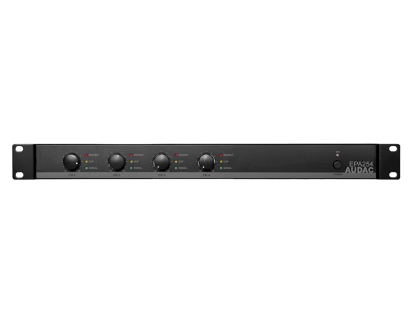 Audac EPA254  4X250 Watt 4 Ohm D Class  Power Amplifikatör