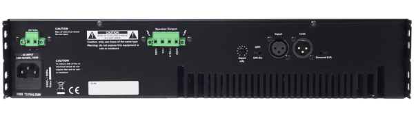 Audac CPA12  120 Watt 70 / 100 V Hat Trafolu 4 Ohm Çıkışlı Power Amplifikatör