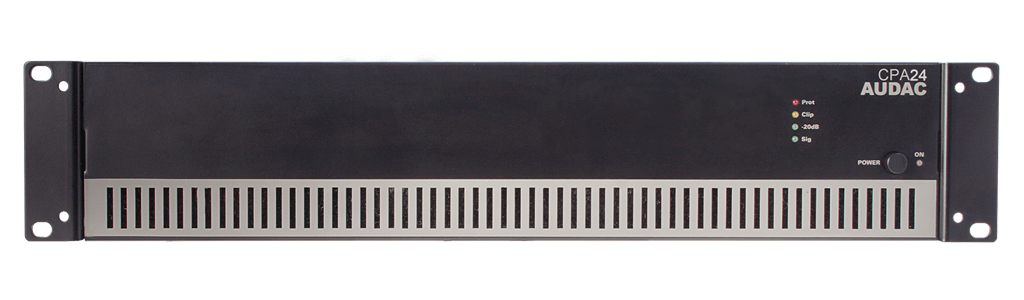 Audac CPA24  240 Watt 70 / 100 V Hat Trafolu 4 Ohm Çıkışlı Power Amplifikatör