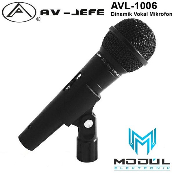 AV-JEFE AVL-1006 Dinamik Vokal Mikrofonu