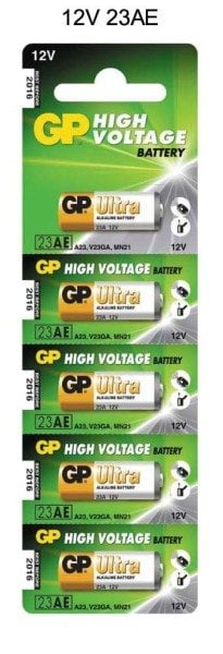 GP 23A 12V Alkaline Pil 5'li Paket