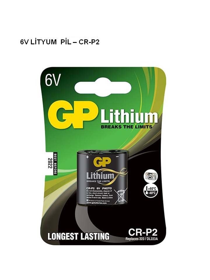 GP CR-P2 6V Lityum Pil