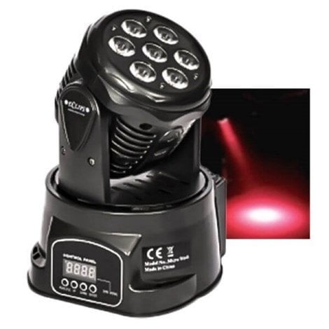 Eclips Micro Wash 7X3W Moving Head Robot Işık