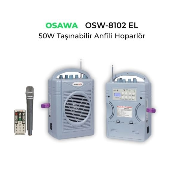 OSAWA Osw-8102E Seyyar Portatif Şarjlı Mevlüt Anfisi