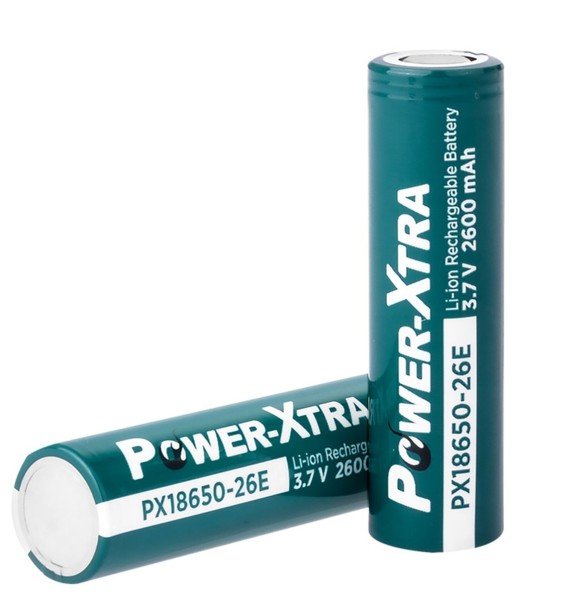 Power-Xtra 3.7V Li-ion 18650 2600 Mah Şarjlı Pil
