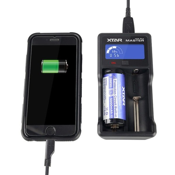 Xtar VC2 Universal Plus Master Li-ion/Ni-Mh/Ni-Cd Şarj Cihazı