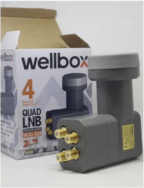 WELLBOX WXL-204 QUAD ÜNİVERSAL 4'LÜ LNB