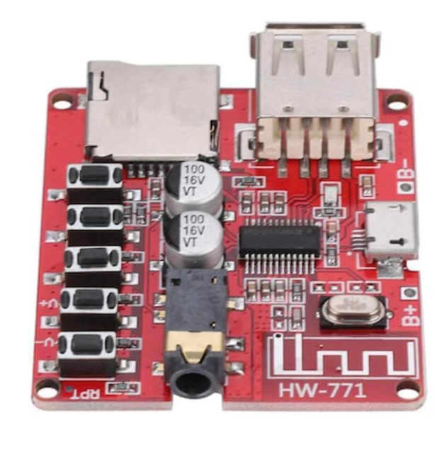 Bluetooth MP3 Modülü (SD Kart Girişi, USB 2.0)