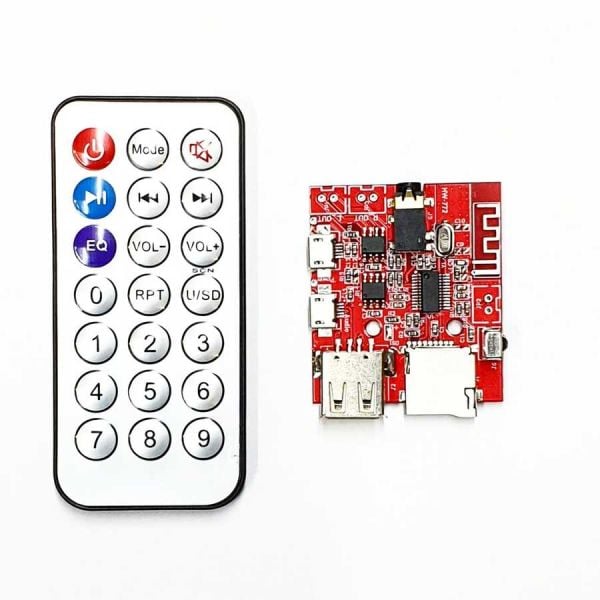 Bluetooth MP3 Modülü (SD Kart Girişi, USB 2.0, Uzaktan Kumanda)