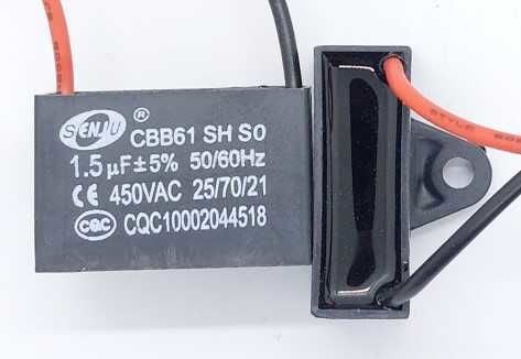 CBB61 1.5UF 450VAC Vantilatör Kondansatör