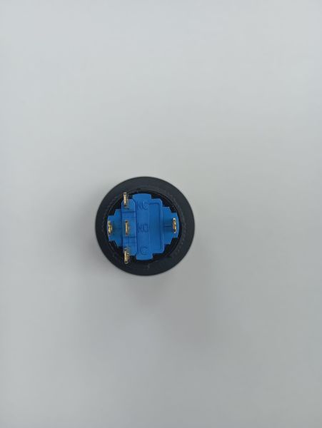Kırmızı Plastik Kalıcı Buton 1NO/1NC 5P 12-24V