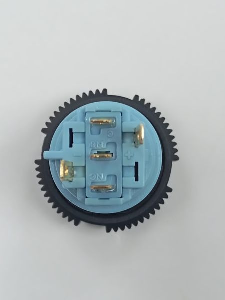 Kırmızı 19mm Plastik Led'li Anahtar 12-24v
