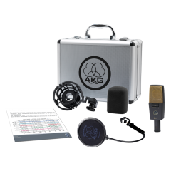 AKG  C414 XL II Profesyonel Stüdyo Kayıt Mikrofon Seti