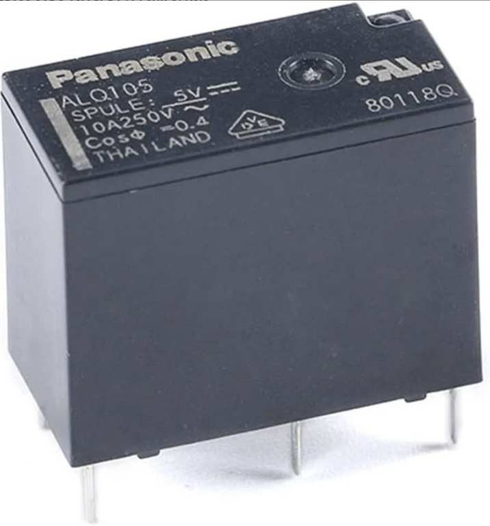 Panasonic – ALQ105 5V 10A 5Pin Röle