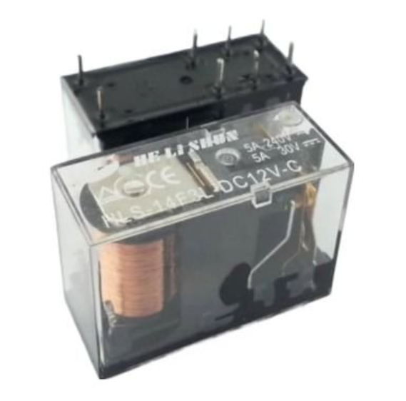 HLS-14F3L-DC12V-C 5A 8 Pin Çift Kontak Röle