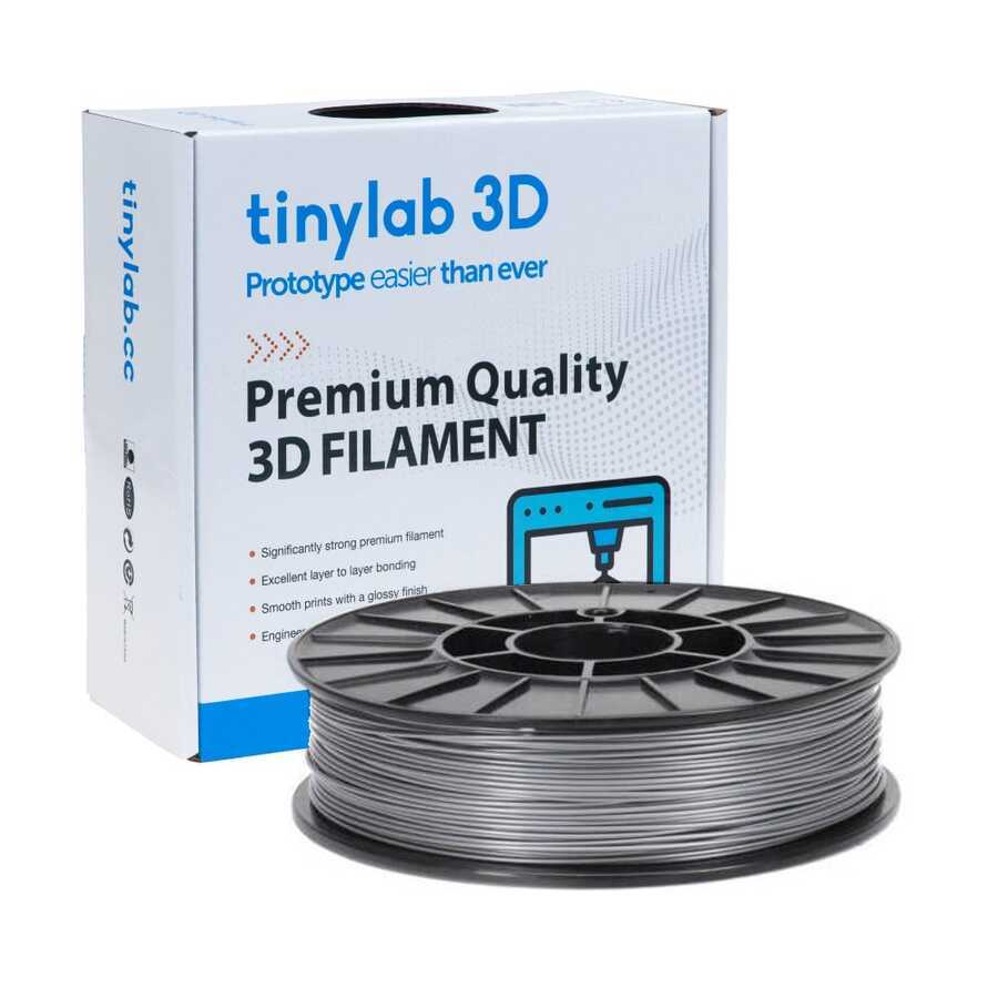 tinylab 3D 1kg 1.75 mm Gümüş ABS Filament