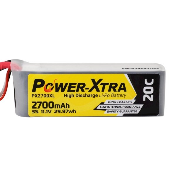 Power-Xtra PX2700XL 11.1V 3S1P 2700 mAh (20C) Li-Polymer
