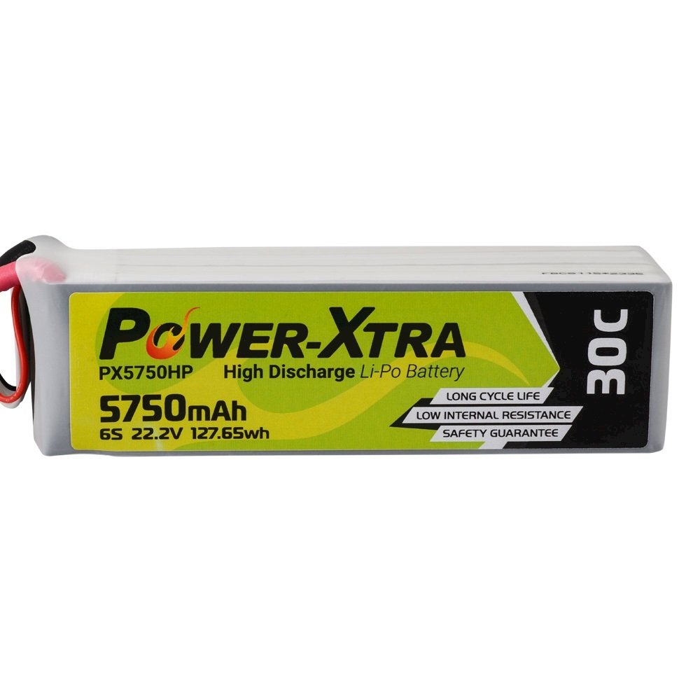 Power-Xtra PX5750HP 22.2V 6S2P 5750 mAh (30C) Li-Polymer