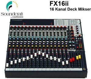 Soundcraft FX16ii 16 Kanal Deck Mikser