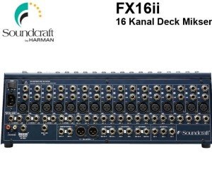 Soundcraft FX16ii 16 Kanal Deck Mikser