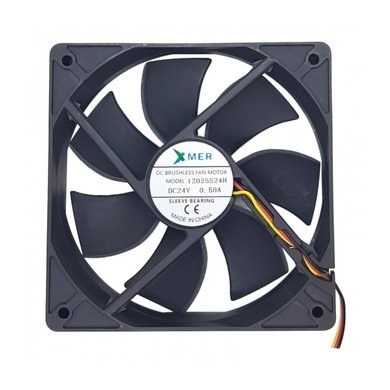 120x120x25mm 24V DC  0,50Amper Fan