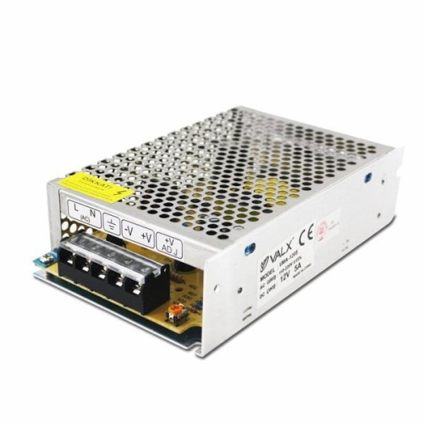 12V 5A 60W Metal Kasa Adaptör