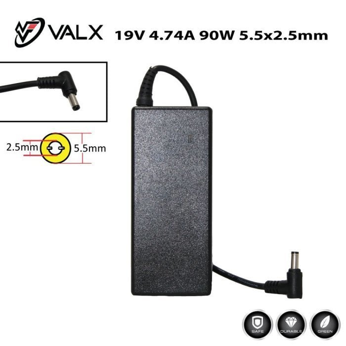 19V 4.74A 90W 5.5x2.5 Laptop Adaptör