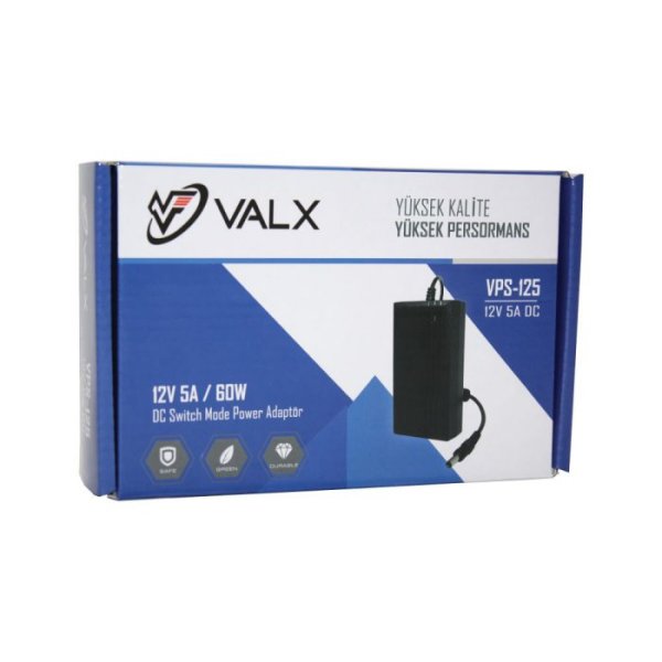 12V 5A 60W Dc Switch Mode Plastik Kasa Adaptör