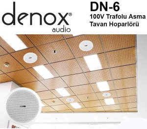 Denox DN-6  Tavan Hoparlörü 100V Trafolu