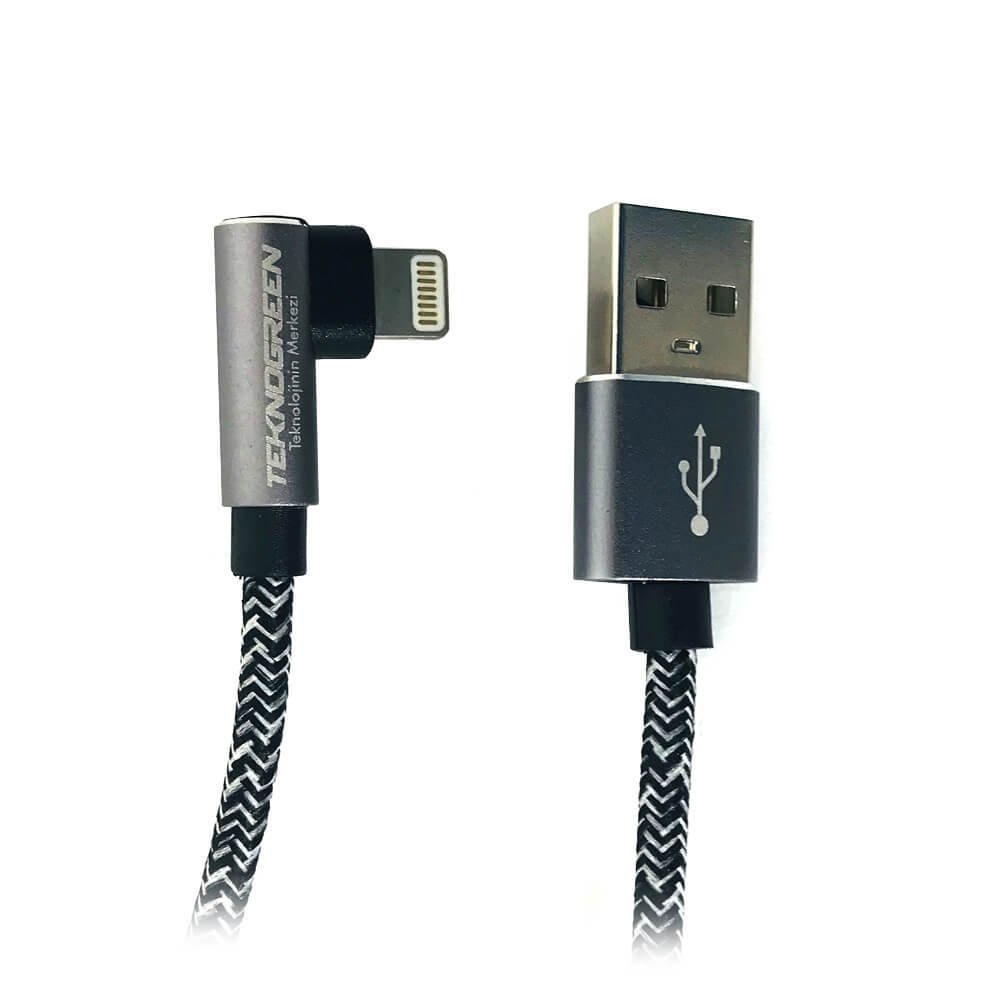 TKU-C302 1m Usb to L iPhone5/6/7/8 Kablo