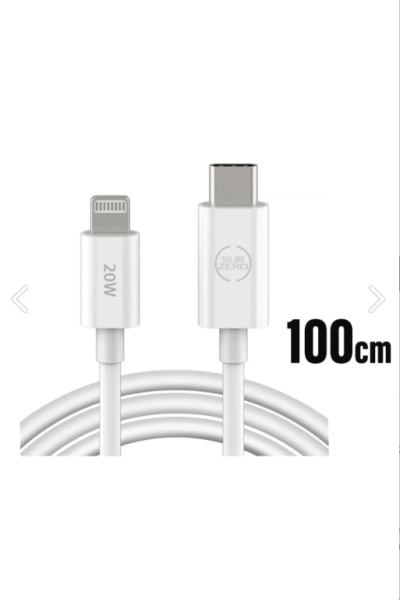 Subzero Apple Iphone X - Xs Iphone Xs Max Hızlı Şarj Kablosu Type-c - Ligtning Pd 20w 1metre