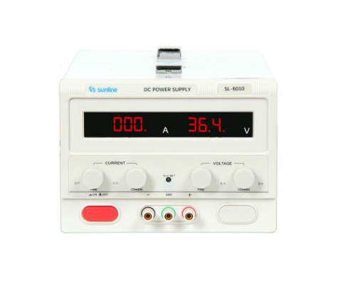 Sunline SL–6010S–DC POWER SUPPLY 60V 10A