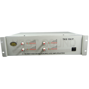 TKS 104P  4X100  Watt 8 Ohm Güç Amplifikatörü