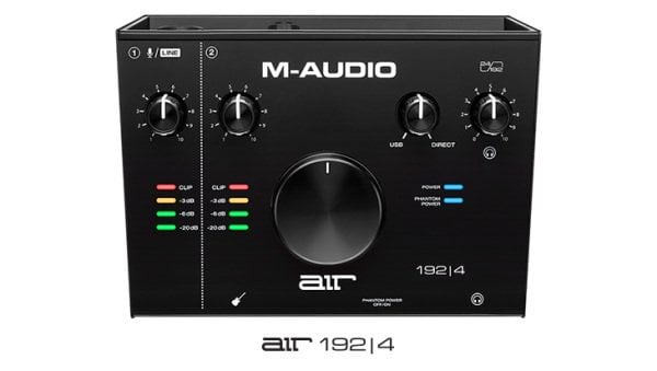 M-AUDIO AIR 192|4 Ses Kartı 2-giriş / 2-çıkış / 24-bit/192 kHz / +48 V Mikrofon / Enstrüman Girişli Yeni Nesil Ses Kartı