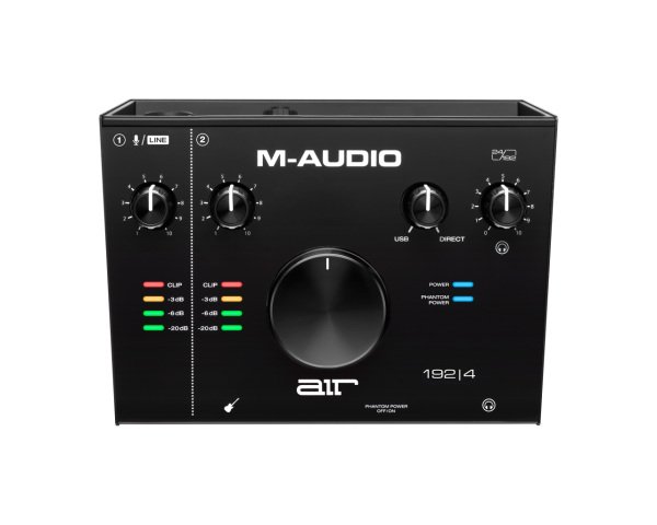 M-AUDIO AIR 192|4 Ses Kartı 2-giriş / 2-çıkış / 24-bit/192 kHz / +48 V Mikrofon / Enstrüman Girişli Yeni Nesil Ses Kartı