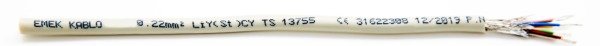 Emek LİY(St)CY 4X0,22mm Blendajlı Kalaylı Kontrol Kablosu