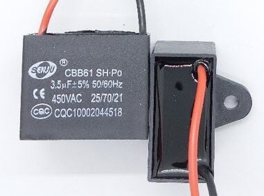 CBB61 3.5UF 450VAC Vantilatör Kondansatör